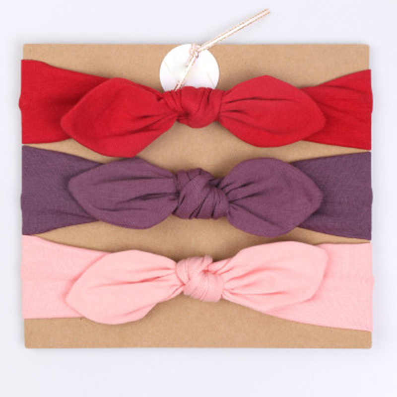 Baby Hair Bows Headband 3PC Set